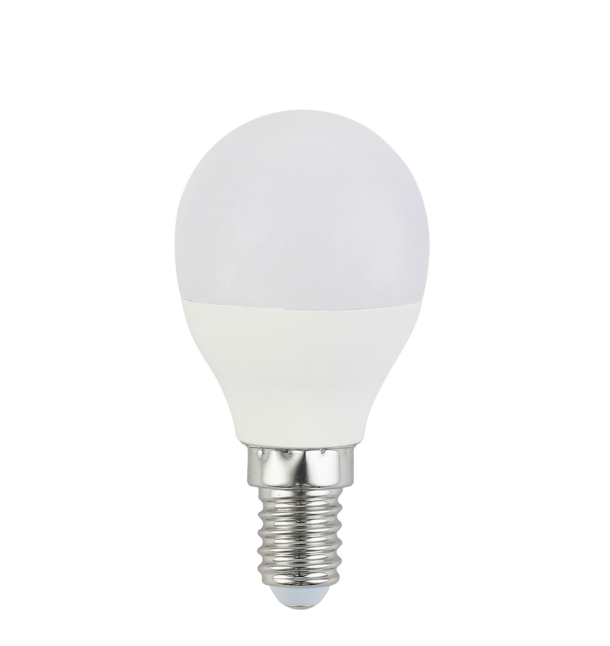 LED OKOS IZZÓ,   4,9 W E14  - fehér, Basics, műanyag/fém (4,8/8cm) - Boxxx