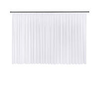 FERTIGSTORE  transparent  600/175 cm   - Weiß, Basics, Textil (600/175cm)
