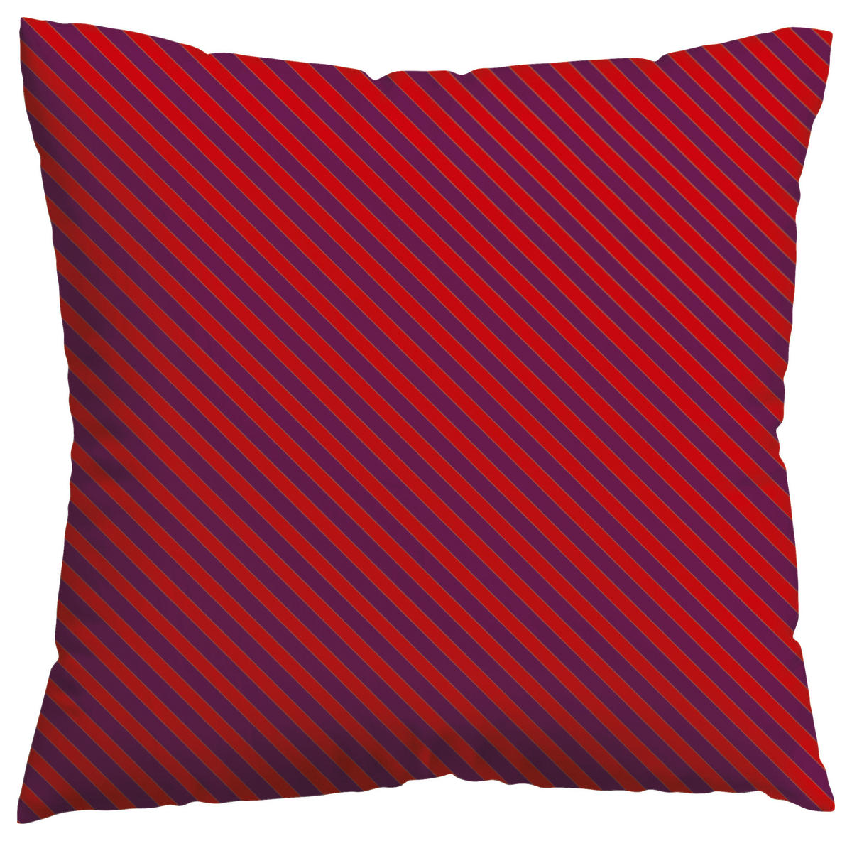 KISSENHÜLLE Woven Satin Fade 40/40 cm  - Rot/Lila, Basics, Textil (40/40cm) - Schlafgut