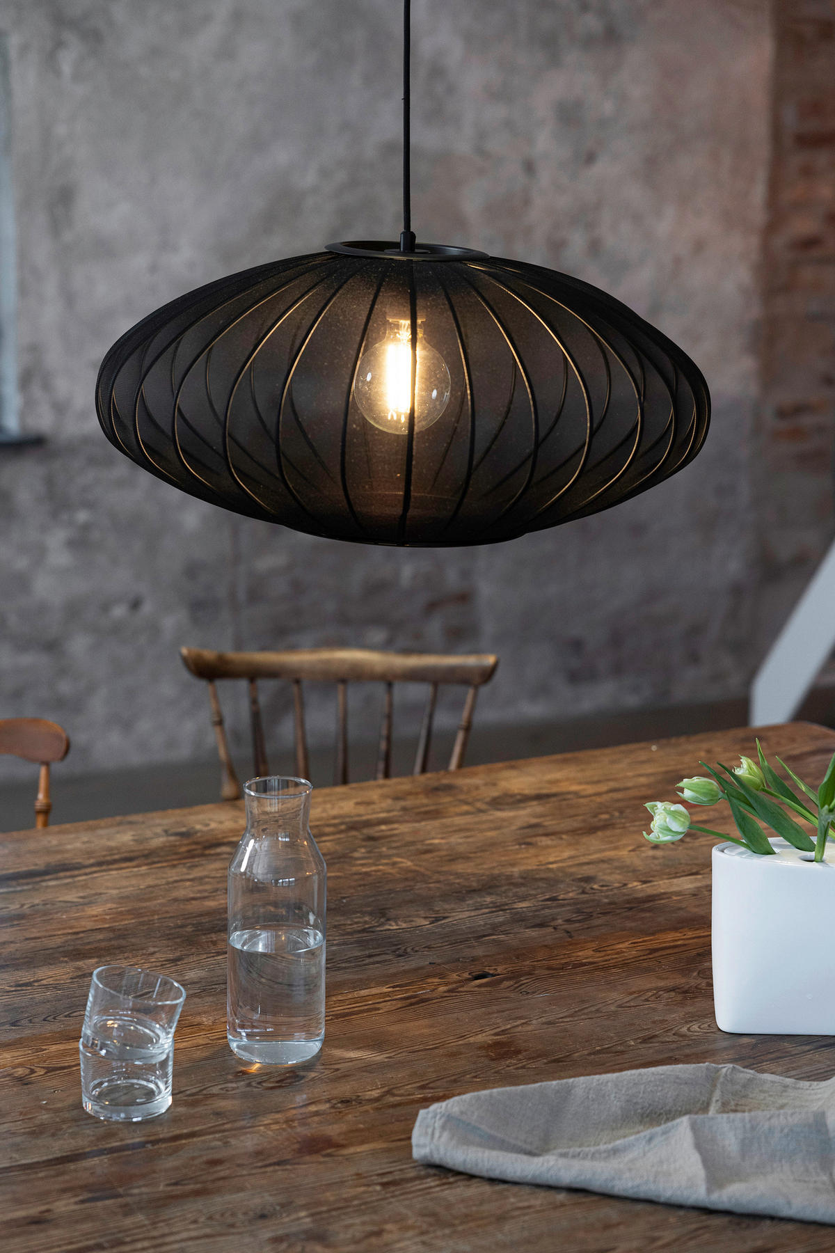 PENDELLEUCHTE FLORENCE 60/25/60 cm   - Schwarz, Basics (60/25/60cm) - Markslöjd