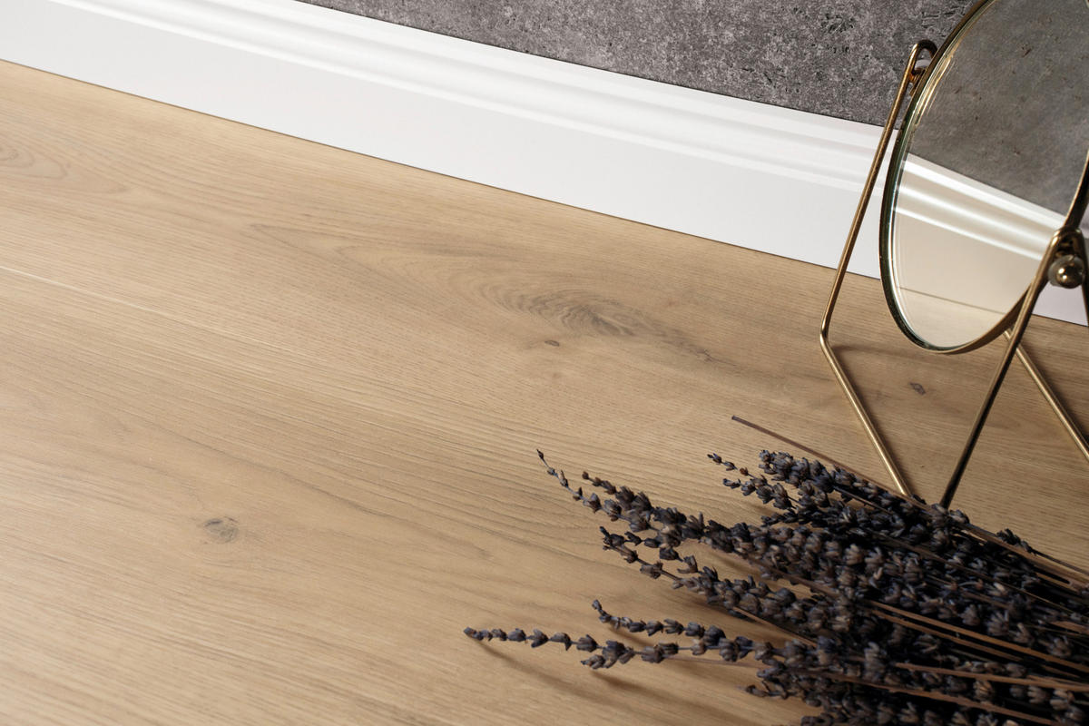 DESIGNBODEN Messina Eiche EGGER Aquadura+  per  m² - Eichefarben/Braun, KONVENTIONELL, Holzwerkstoff (129.2/19.3/0.75cm) - Egger Holzwerkstoffe