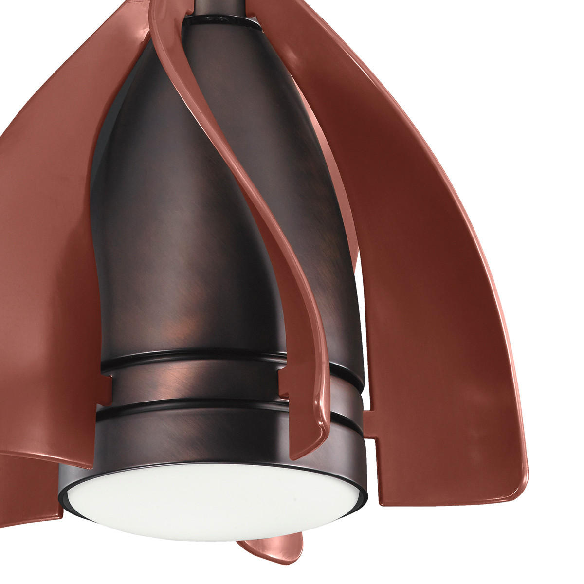 VENTILATOR STROPNI  tamno smeđa, brončane boje   tamno smeđa, brončane boje  Elstead Terna  - brončane boje/tamno smeđa, Design, metal/plastika (38/50cm)