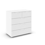 KOMMODE  in 80/81/42 cm  - Weiß, Design, Holzwerkstoff/Metall (80/81/42cm) - Carryhome