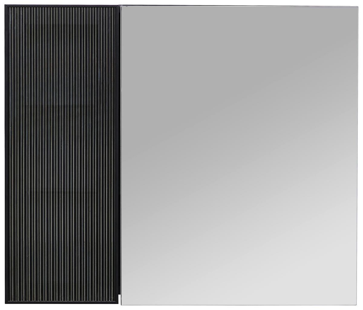 BADEZIMMER 3-teilig  in  - Weiß Hochglanz/Beige, MODERN, Glas/Holz (80/114/45cm) - MID.YOU