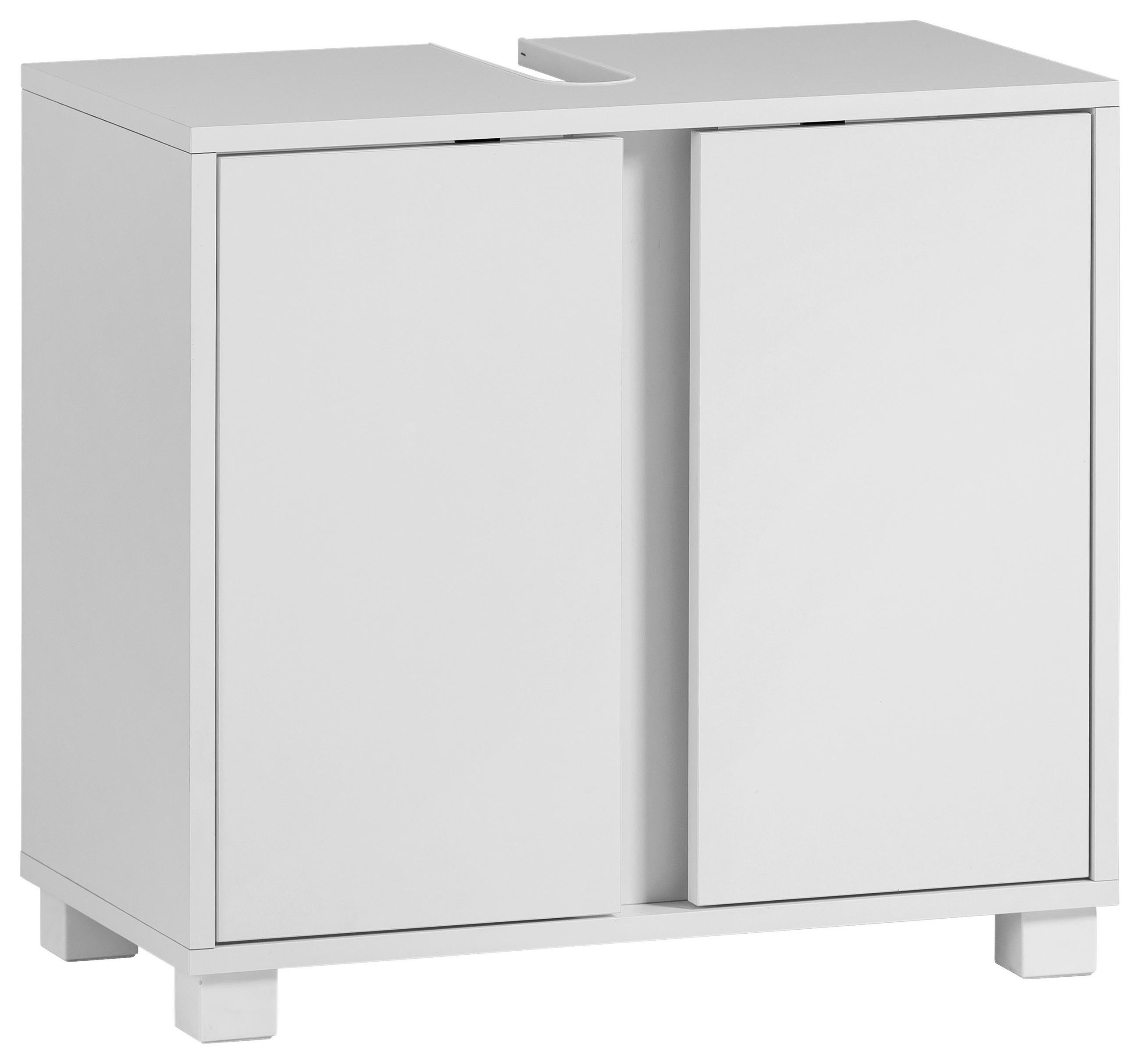 WASCHBECKENUNTERSCHRANK 60,2/56,0/33,0 cm  - Weiß, MODERN, Holzwerkstoff/Kunststoff (60,2/56,0/33,0cm) - MID.YOU