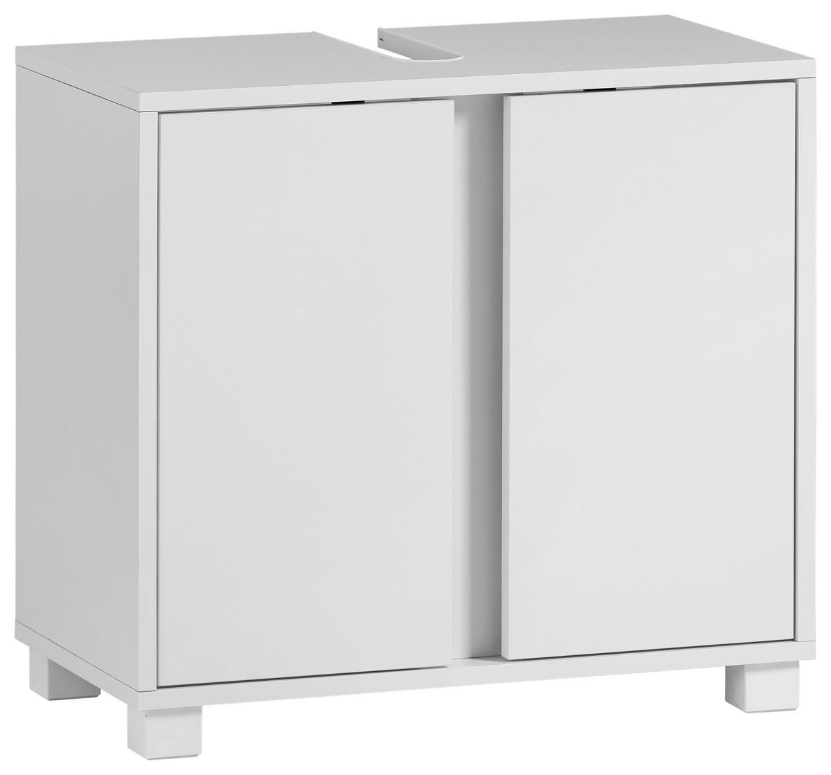 WASCHBECKENUNTERSCHRANK 60,2/56,0/33,0 cm  - Weiß, MODERN, Holzwerkstoff/Kunststoff (60,2/56,0/33,0cm) - MID.YOU