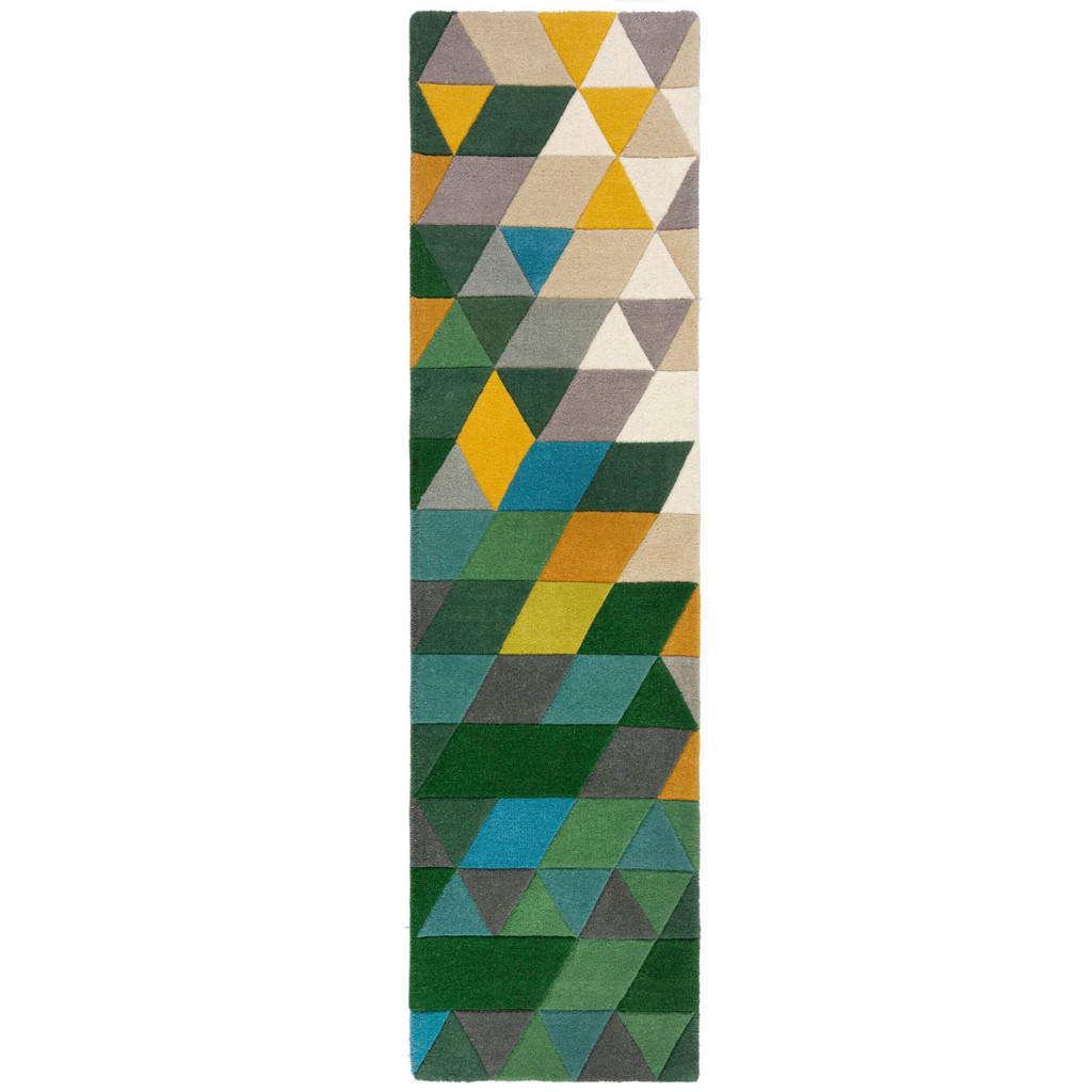 XXXL VLNĚNÝ KOBEREC, 230/60 cm, vícebarevná, zelená