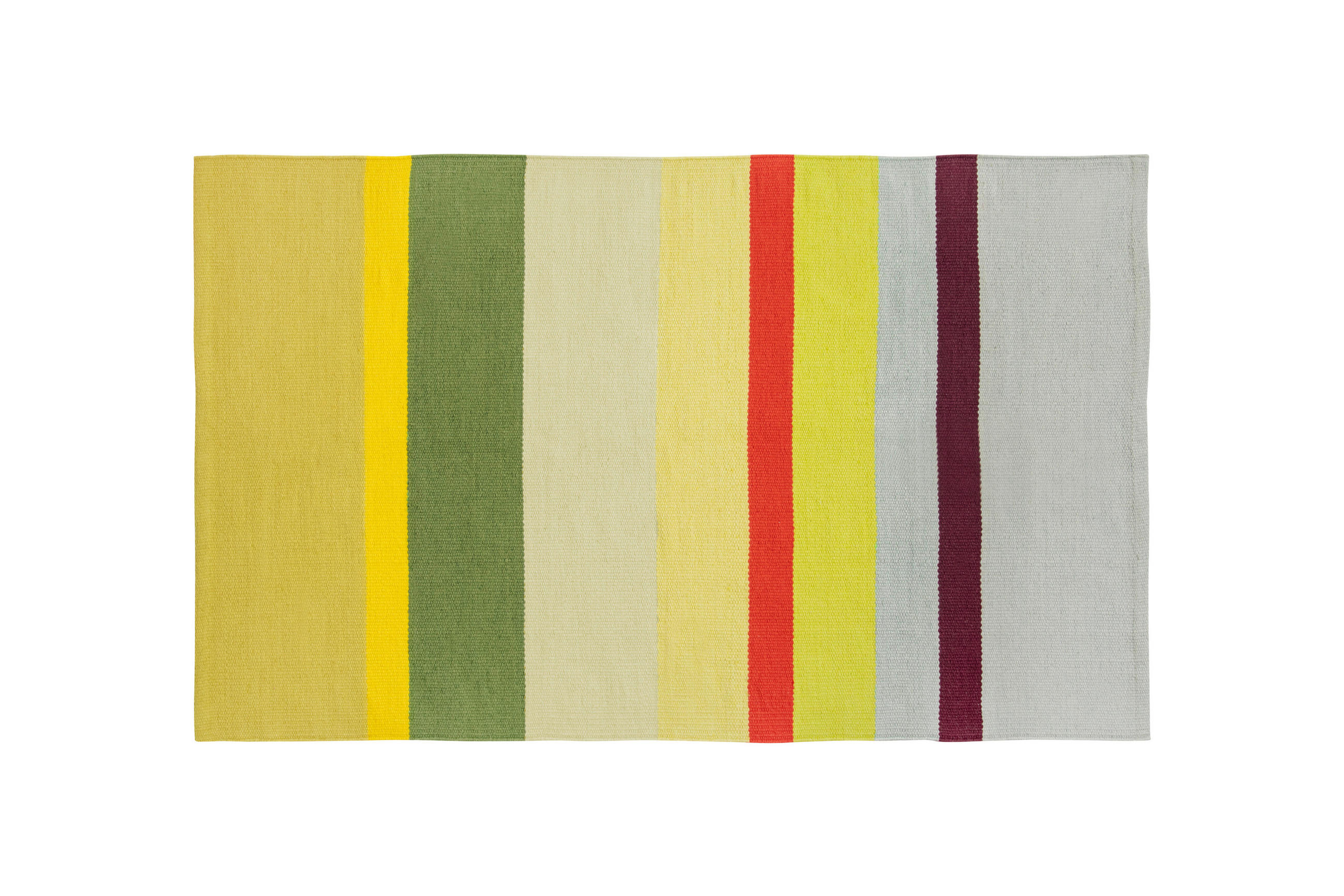 LÄUFER 160/100 cm REMEMBER Flieder, Olivgrün, Senfgelb  - Senfgelb/Flieder, Basics, Kunststoff (160/100cm)