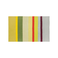 LÄUFER 160/100 cm REMEMBER Flieder, Olivgrün, Senfgelb  - Senfgelb/Flieder, Basics, Kunststoff (160/100cm)