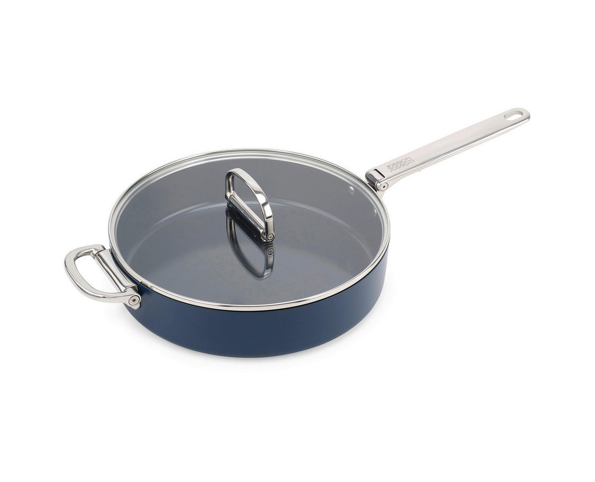 BRATPFANNE Space  - Dunkelblau, Basics, Glas/Kunststoff (28/12,8cm) - Joseph Joseph