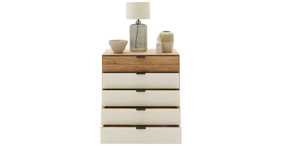 KOMMODE in 92/94,2/44 cm - Kaschmir/Eichefarben, Natur, Glas/Holz (92/94,2/44cm) - Valnatura