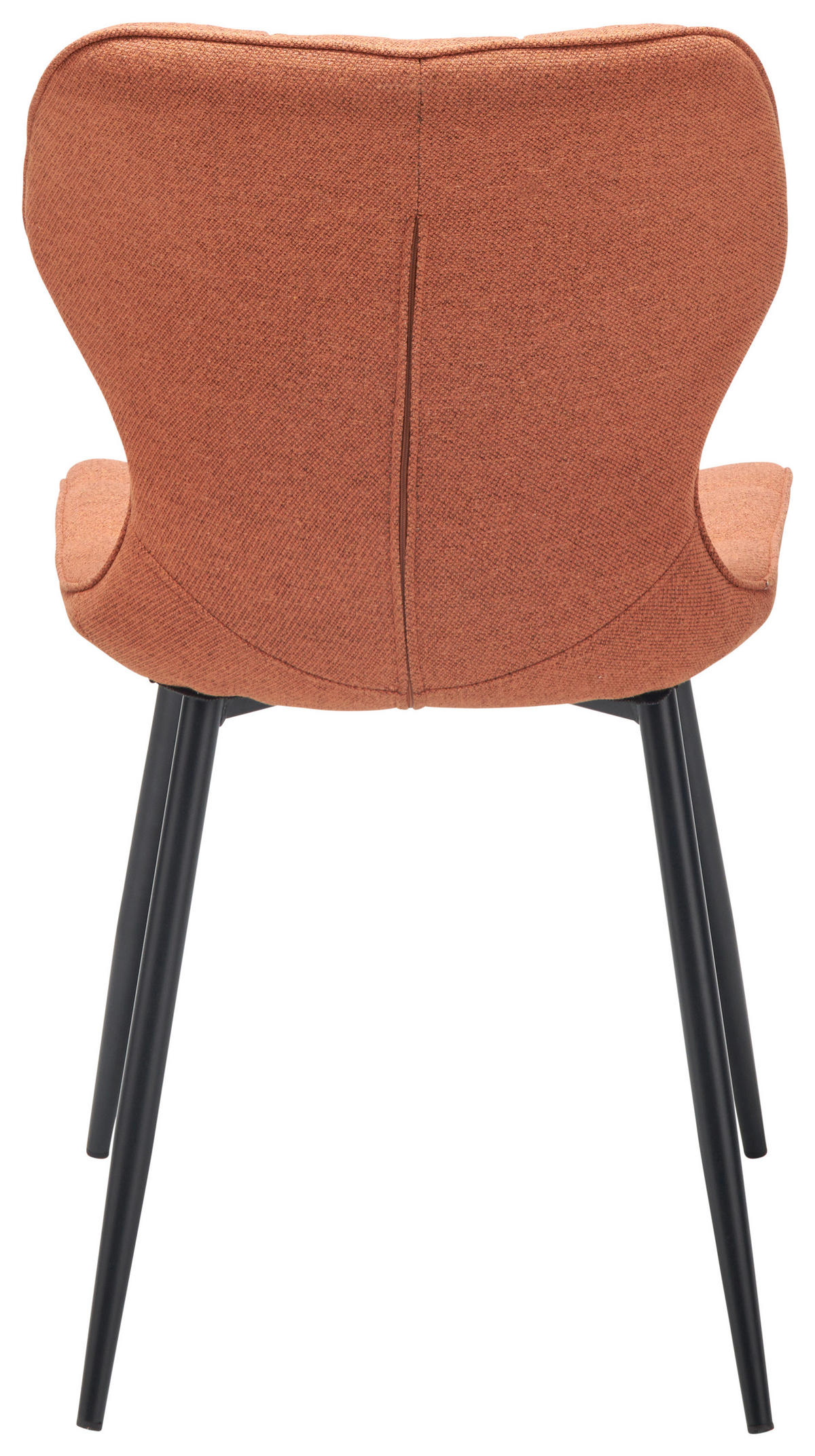 STUHL Webstoff Cognac Pappel Sperrholz  - Cognac/Schwarz, LIFESTYLE, Holz/Textil (47/82/59cm) - Livetastic