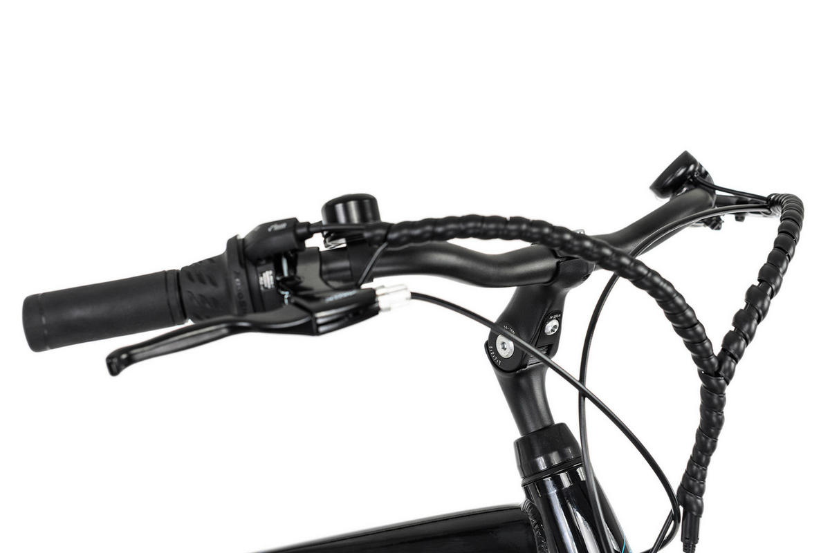 ELEKTROFAHRRAD ALU-CITY HERREN ADORE 113E 28 Zoll  - Schwarz, MODERN, Metall