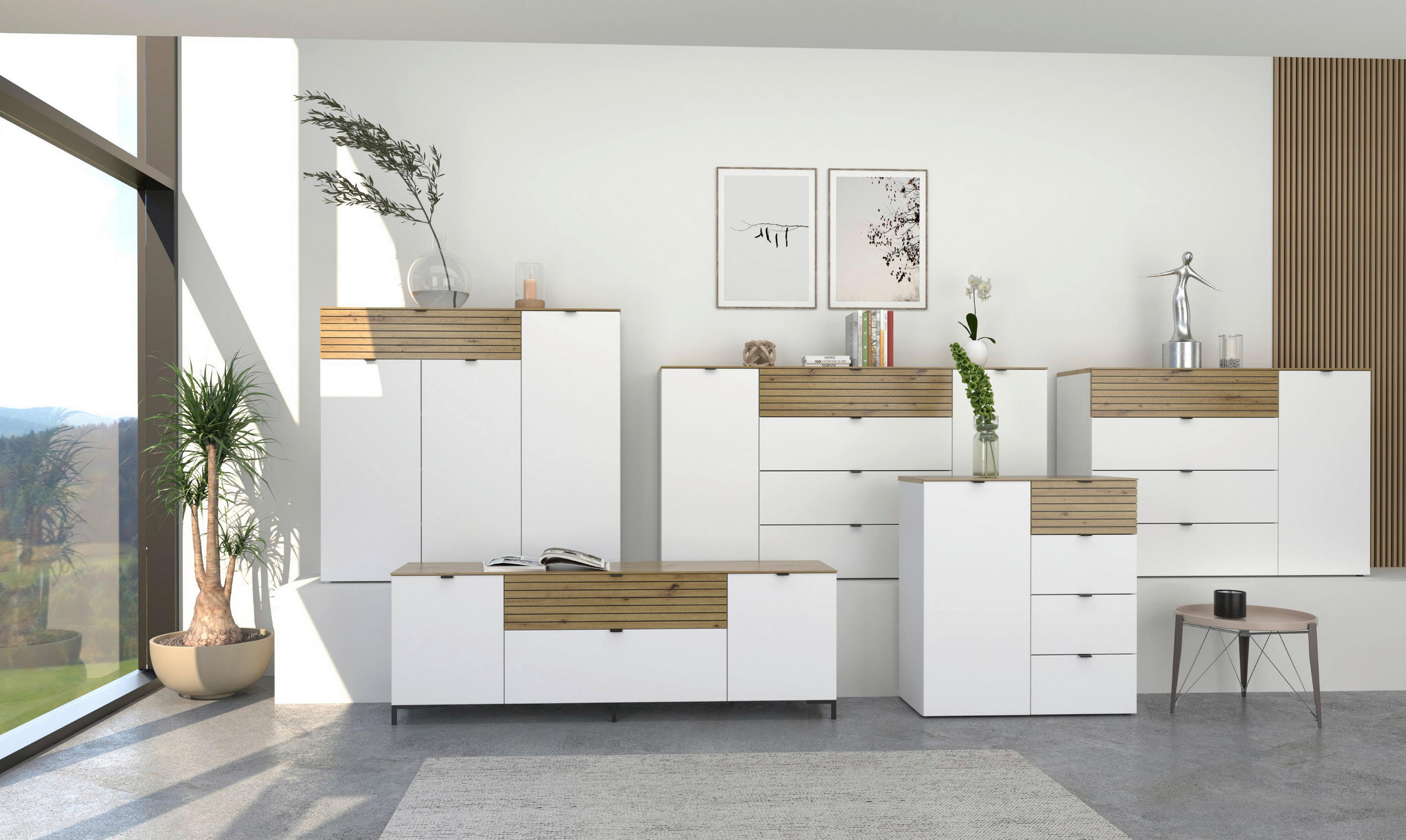 COMODĂ CU UȘI 136/99/41 cm