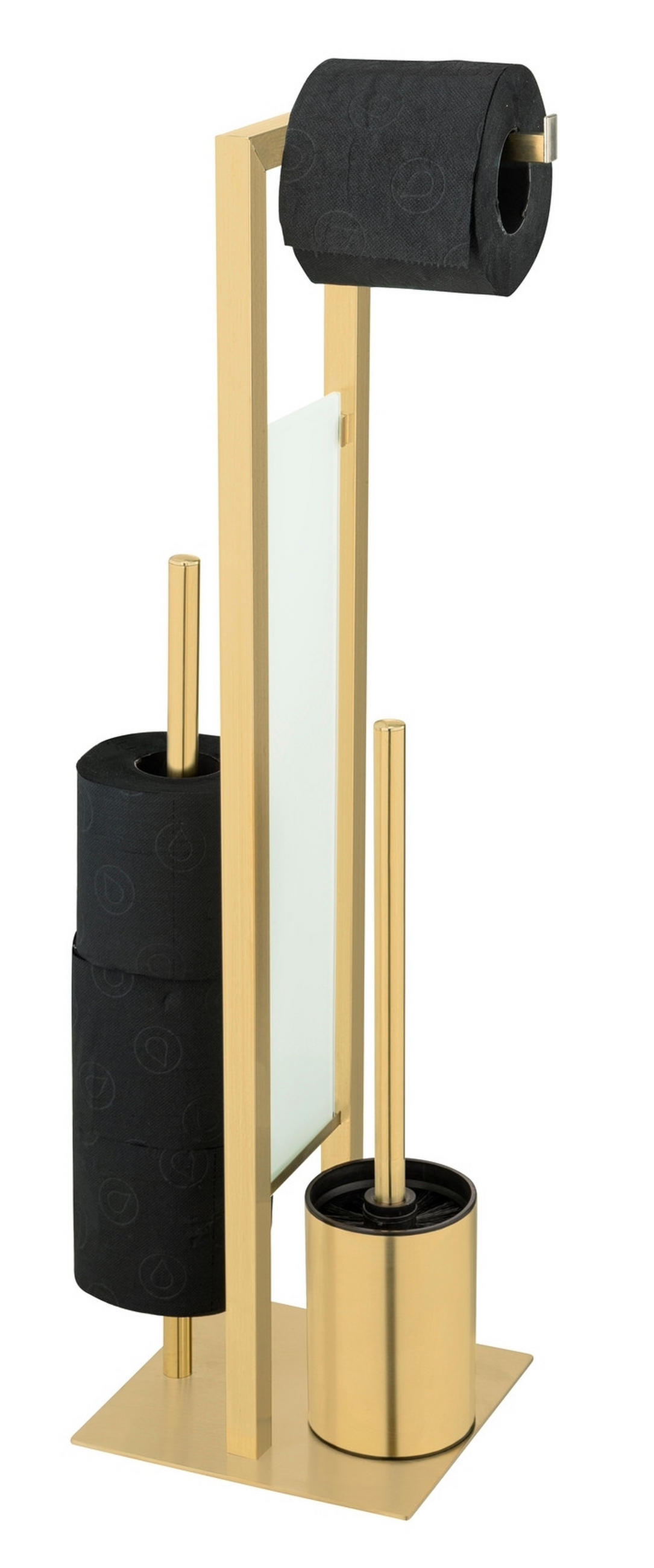 WC SADA   - barvy zlata, Basics, kov/plast (18/70/23cm) - Wenko