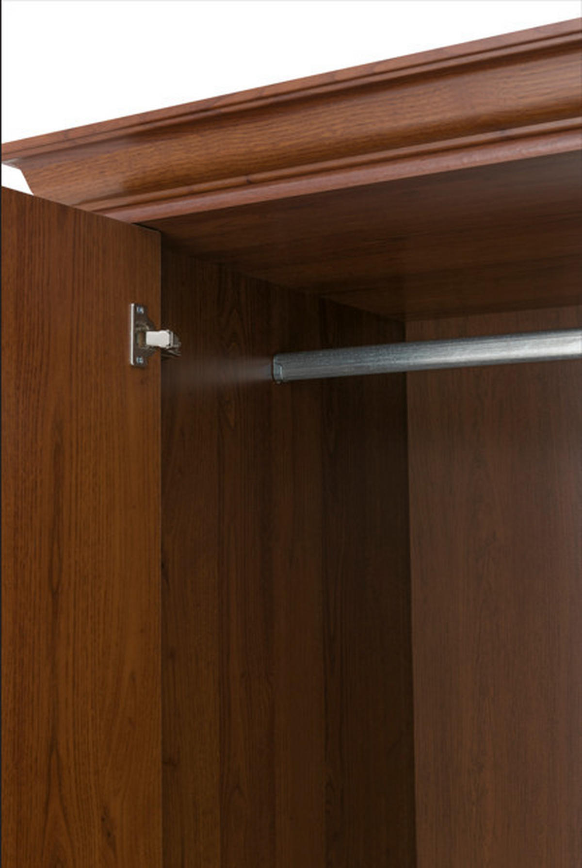 Dulap Cu Uși Rotative, 110/204,5/65,5 cm, castaniu - castaniu/alămiu, Natur, metal/material pe bază de lemn (110/204,5/65,5cm) - Cantus