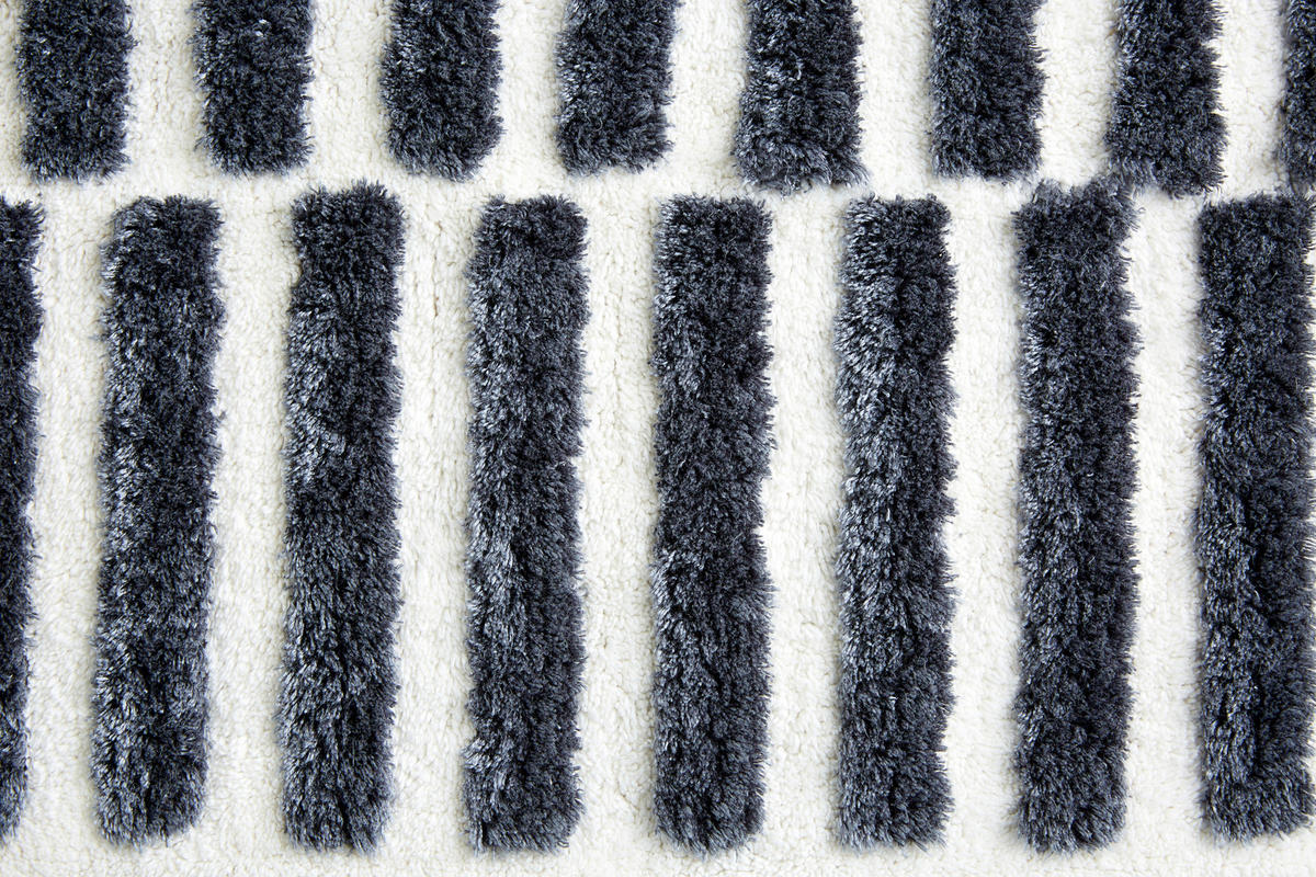 BADTEPPICH Barbados Schwarz 60/90 cm  - Schwarz, Basics, Textil (60/90cm) - Schöner Wohnen