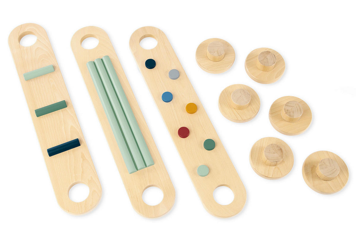 MOTORIKSPIEL - Buchefarben/Multicolor, Basics, Holz (15/4/80cm) - Pinolino
