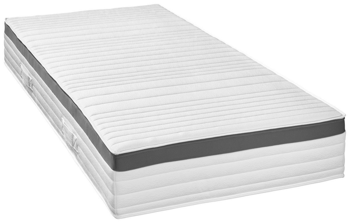TASCHENFEDERKERNMATRATZE 90/200 cm Höhe ca. 25 cm  - KONVENTIONELL, Textil (90/200cm) - Xora