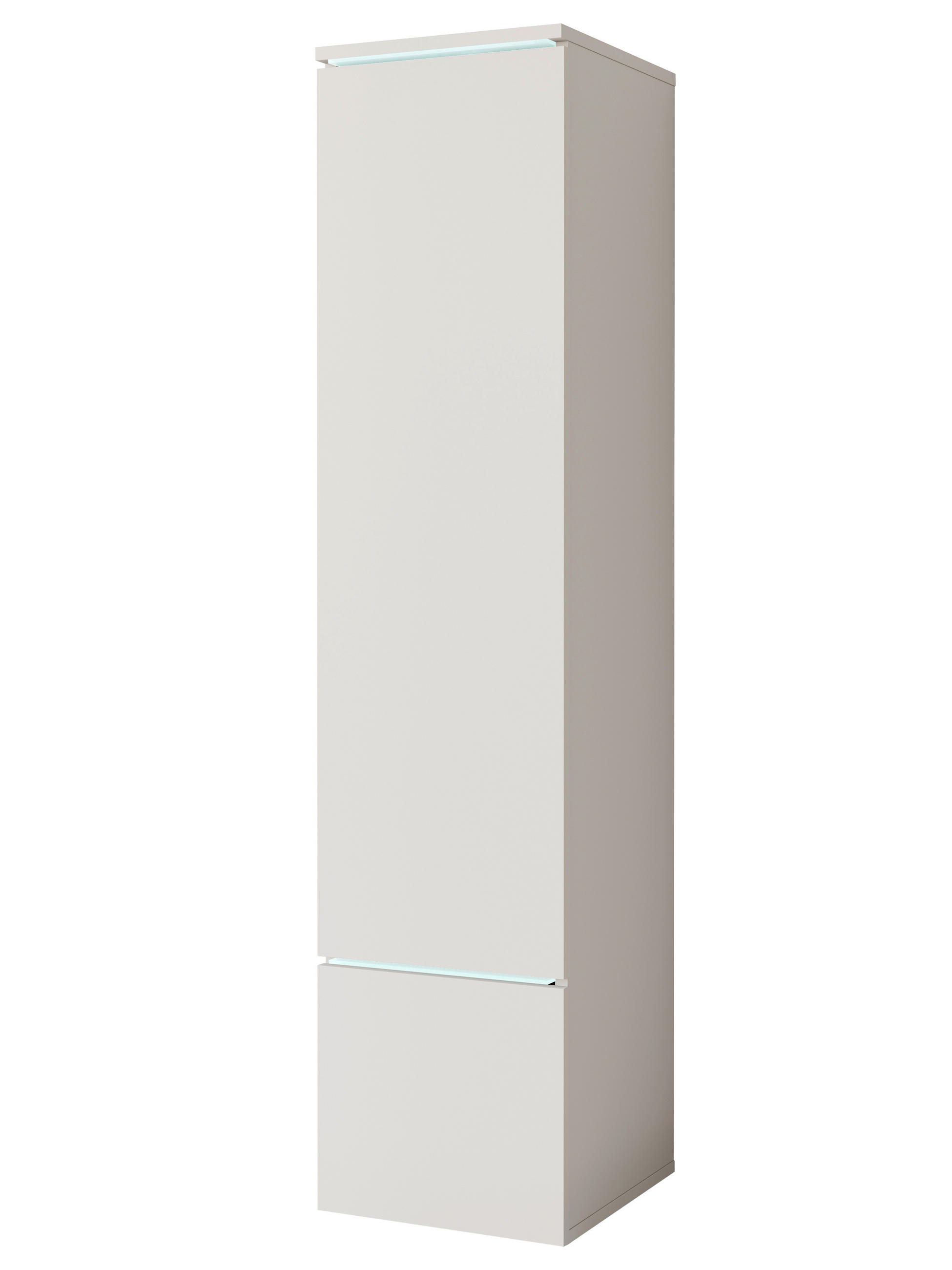 VYSOKÁ SKRINKA - sivá/kašmírová, Design, kompozitné drevo/plast (30/130/33cm) - P & B