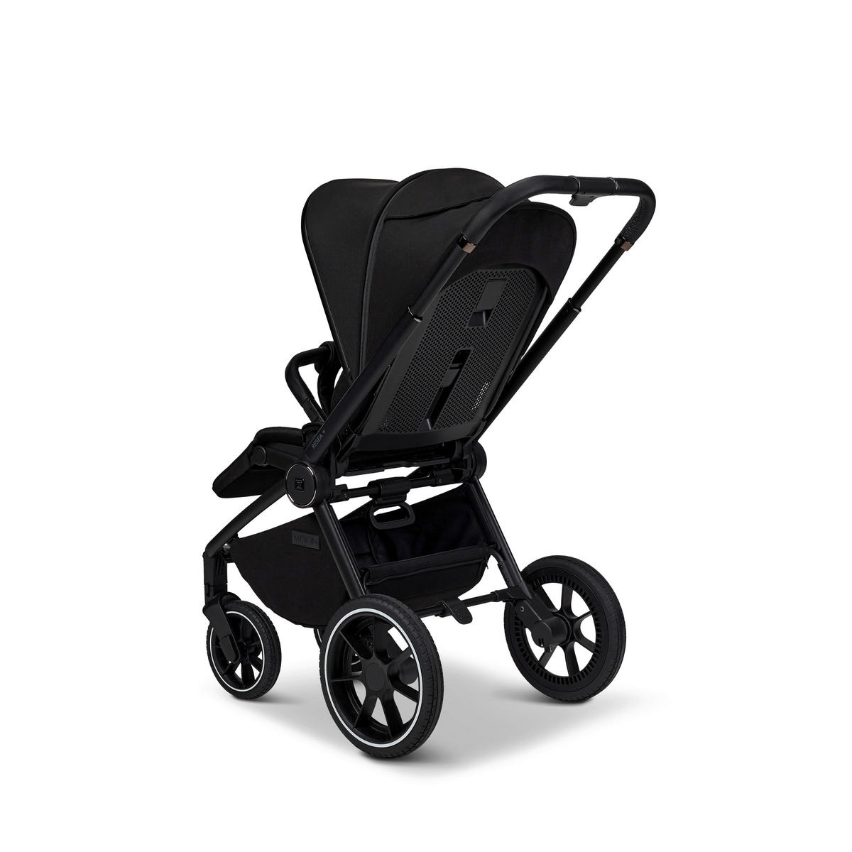 KOMBIKINDERWAGEN  Resea+  Onyx  - Schwarz, Basics, Textil (98.5/58/122cm) - Moon