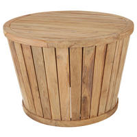 GARTENBEISTELLTISCH Holz  - Naturfarben, KONVENTIONELL, Holz (63/43cm) - Jan Kurtz