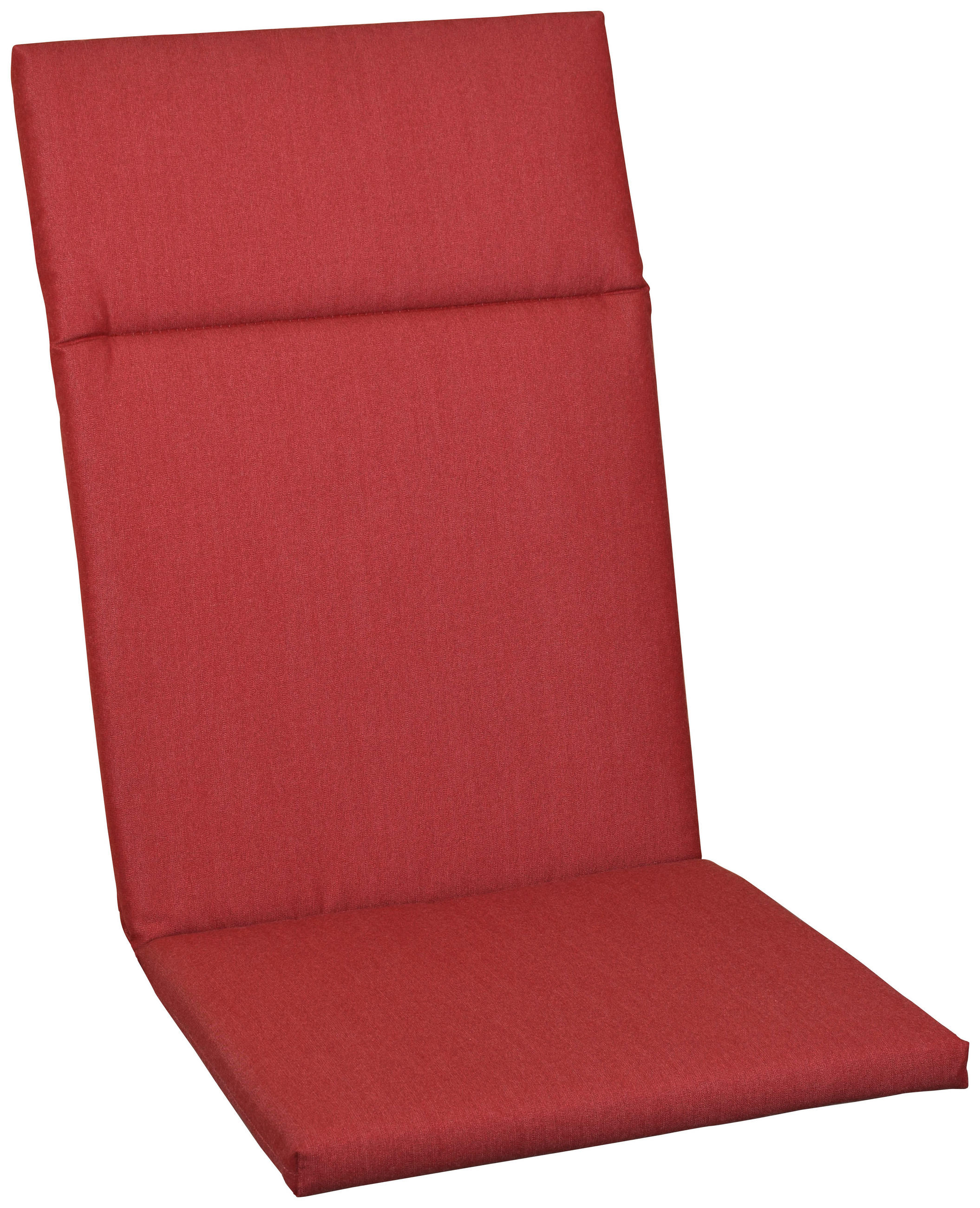 SESSELAUFLAGE Uni  - Rot, Basics, Textil (50/4/120cm)
