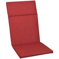 SESSELAUFLAGE Uni  - Rot, Basics, Textil (50/4/120cm)