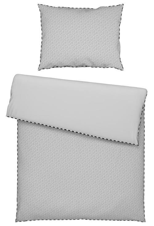 WENDEBETTWÄSCHE E-Luca Renforcé 140/200 cm  - Hellgrau/Grau, KONVENTIONELL, Textil (140/200cm) - Esprit