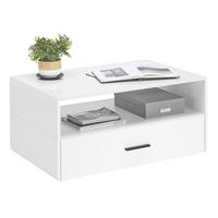 KONFERENČNÍ STOLEK, bílá, kompozitní dřevo, 93,2/42,7/60,2 cm - bílá, Moderní, kompozitní dřevo (93,2/42,7/60,2cm) - Hom`in