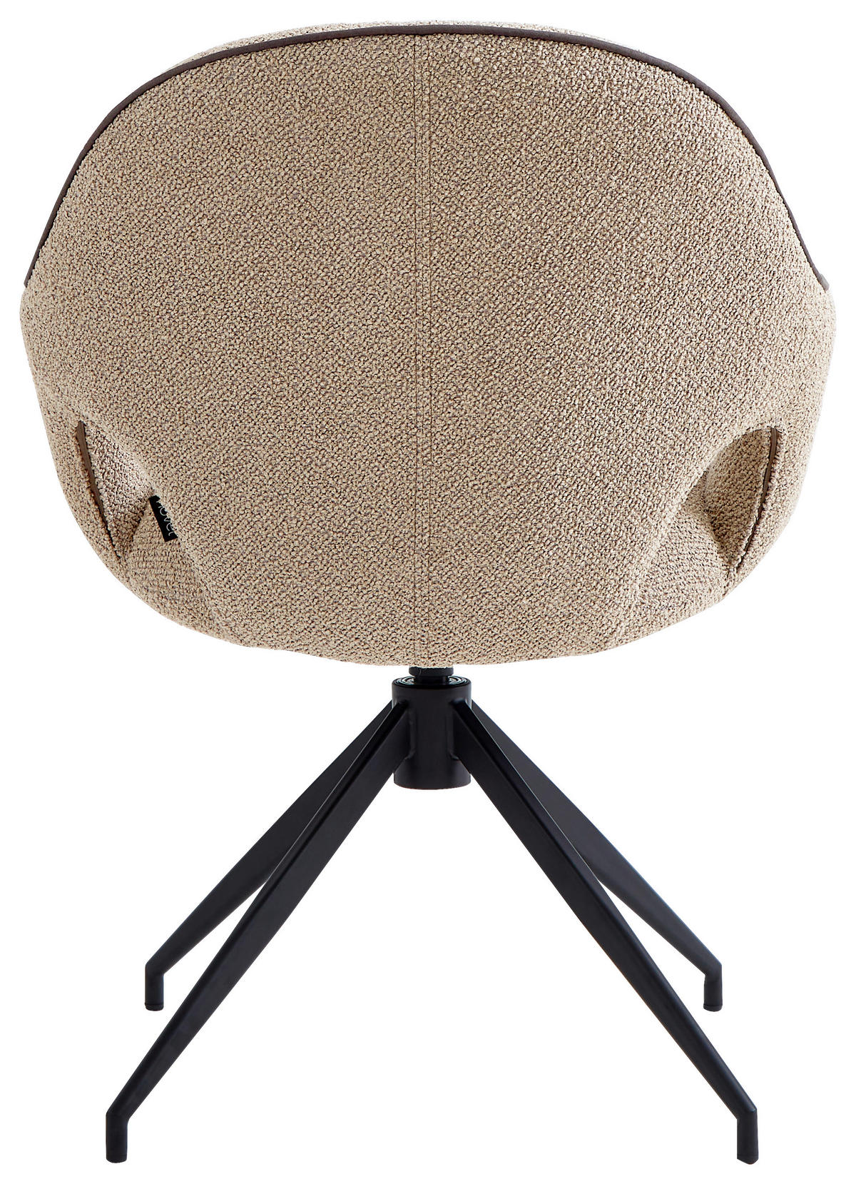 KAROSSZÉK fekete, homokszínű  - fekete/homokszínű, Design, textil/fém (62/85/64cm) - Novel