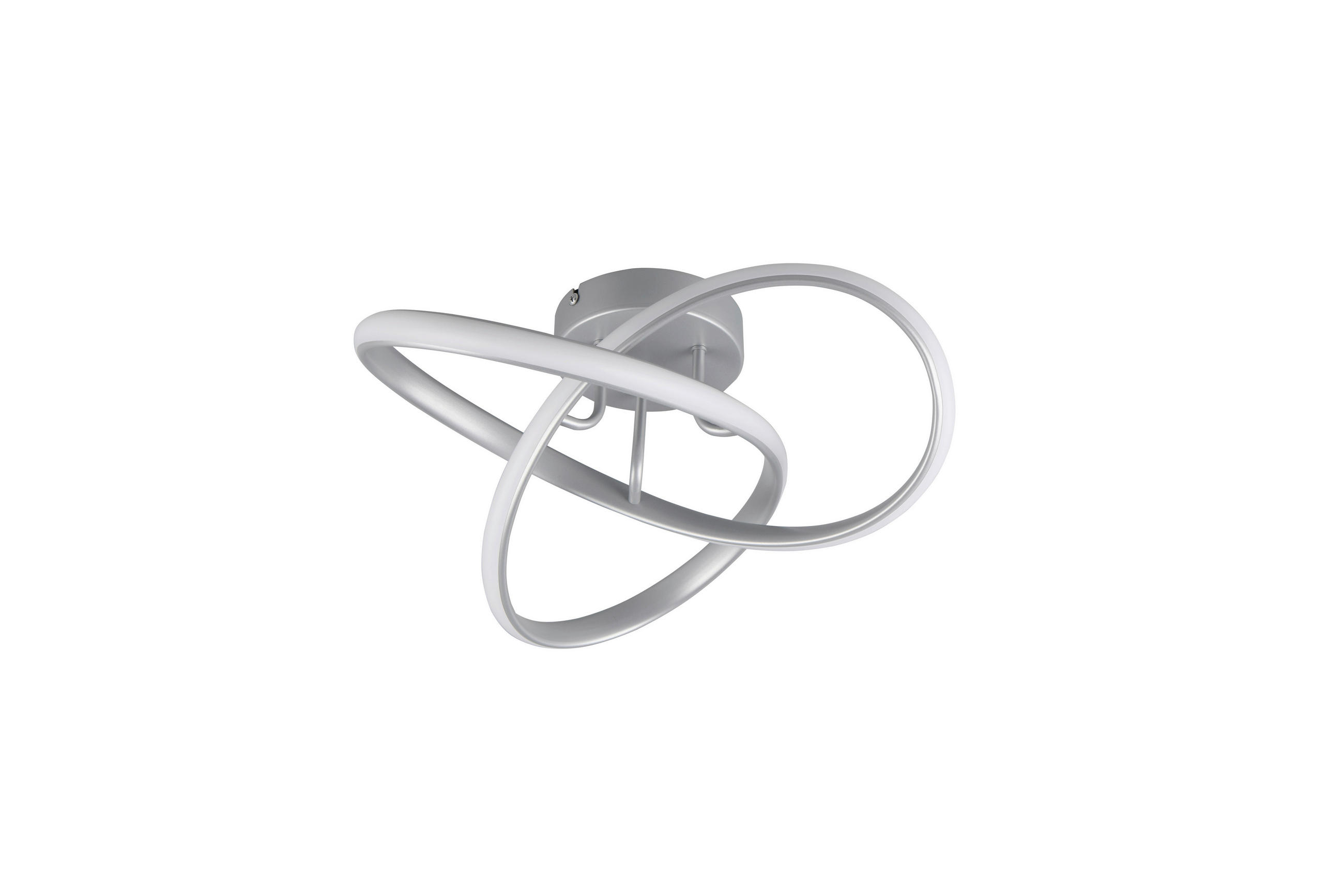 STROPNÉ LED SVIETIDLO, 40/15 cm  - titánová, Basics, kov (40/15cm)