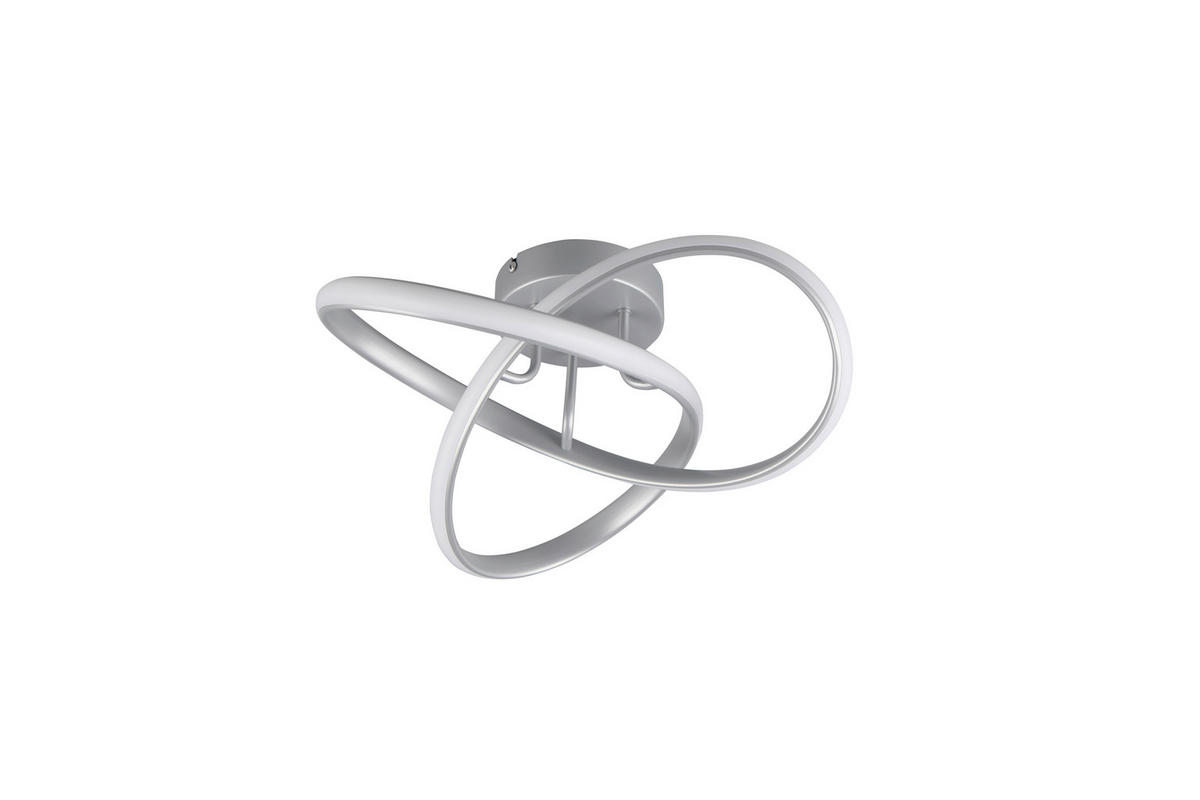 STROPNÉ LED SVIETIDLO, 40/15 cm  - titánová, Basics, kov (40/15cm)