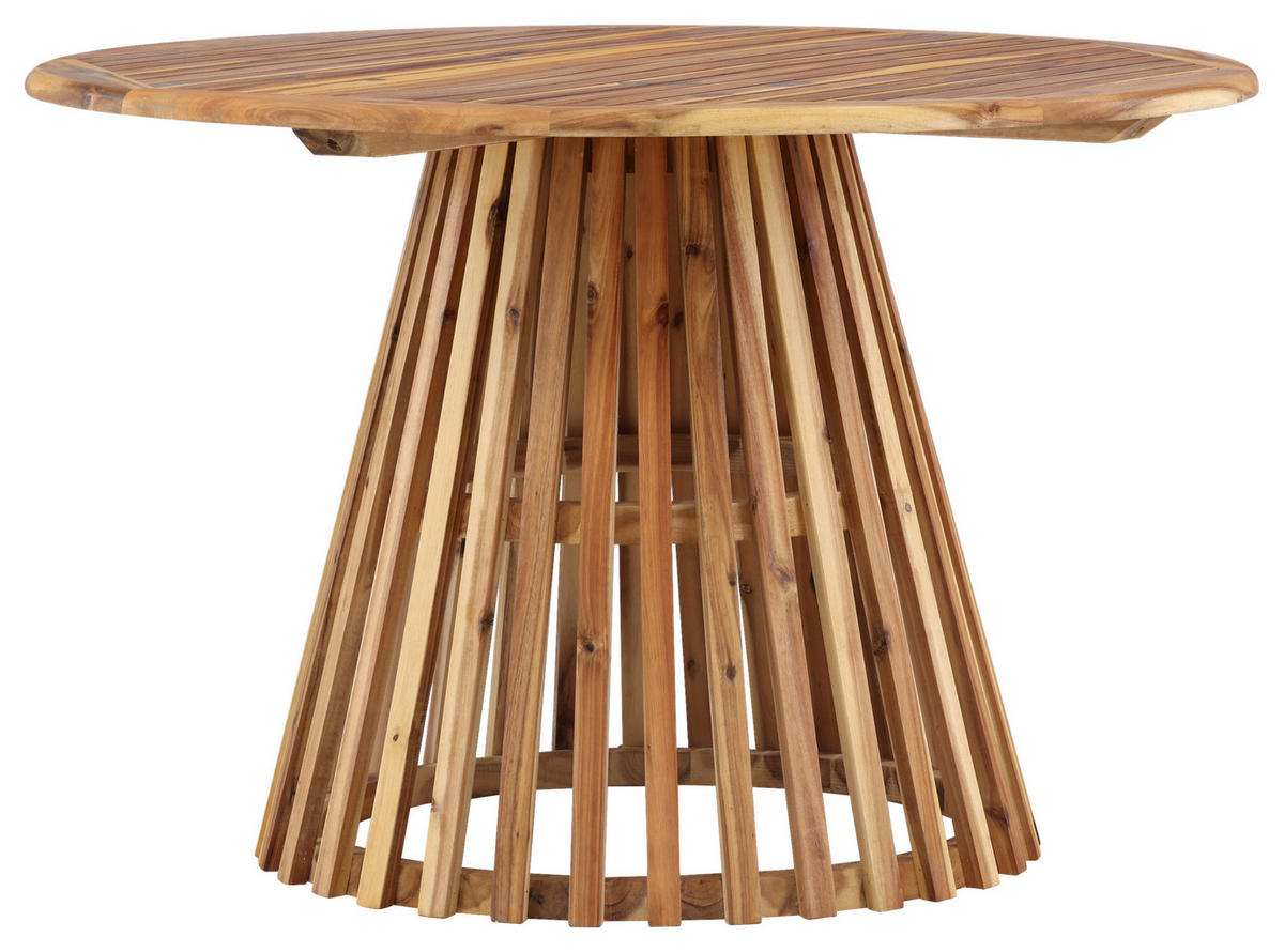 GARTENTISCH 120/120/75 cm  - Akaziefarben, KONVENTIONELL, Holz (120/120/75cm) - Gardenson