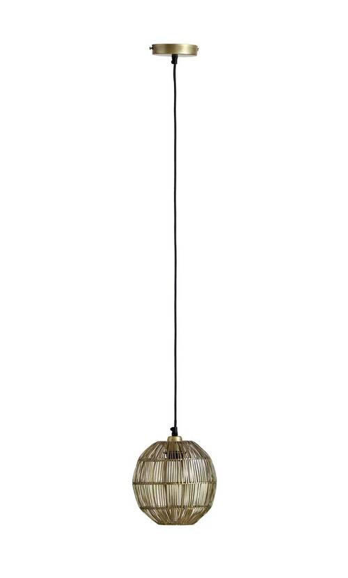 HÄNGLAMPA 20/120 cm  - mässingsfärgad, Klassisk, metall (20/120cm) - Globo