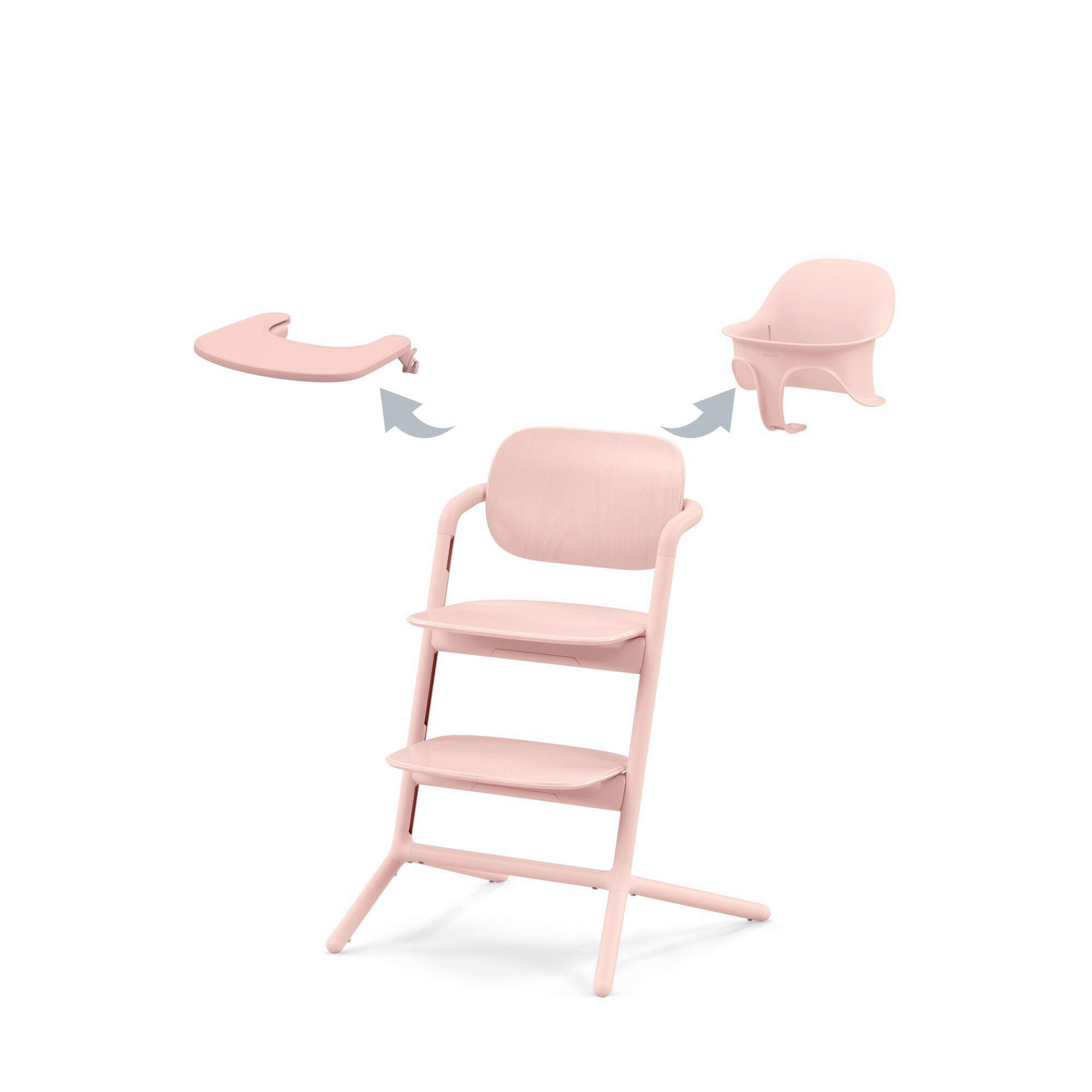 cybex Gold Hochstuhl Lemo 3 in 1 Set Rosa 54.5x81.5x56 cm