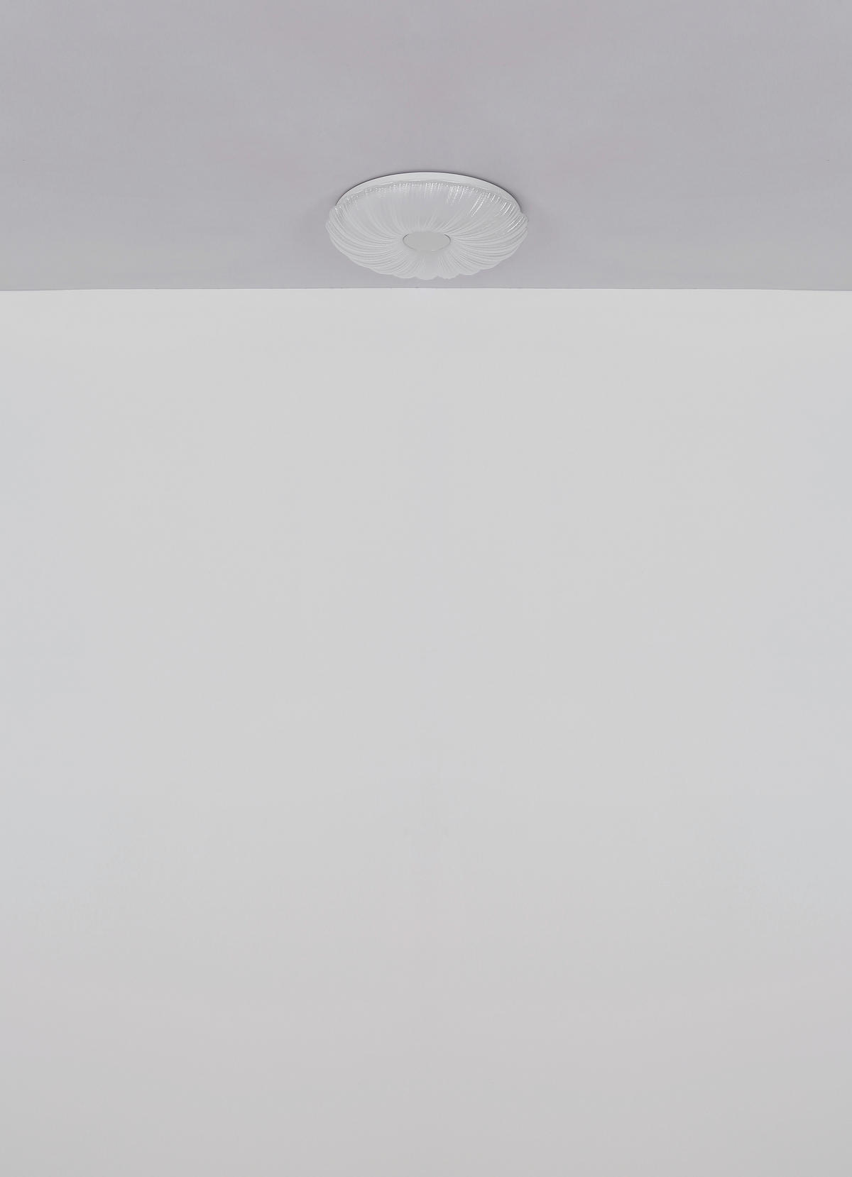 STROPNÍ LED SVÍTIDLO, 38/7 cm  - bílá/opál, Konvenční, kov/plast (38/7cm) - Globo