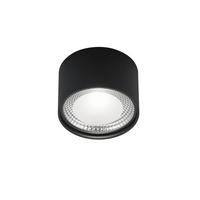 AUFBAULEUCHTE 11,5/7,5 cm   - Schwarz, Design, Glas/Metall (11,5/7,5cm) - Helestra