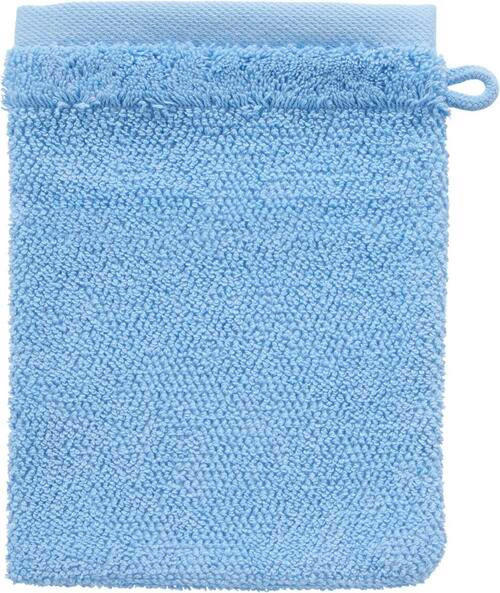 WASCHLAPPEN BONITA Blau 4-teilig - Blau, Natur, Textil (16/21cm) - Bio:Vio