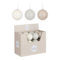 KUGLICA ZA BOR - bijela/srebrne boje, Basics, plastika (8/8/8cm) - Stanley Rogers