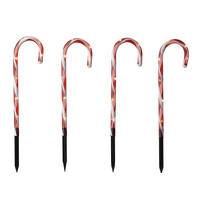 LED-DEKOLEUCHTE  - Rot/Weiß, KONVENTIONELL, Kunststoff (1,70/10,50/47,00cm)