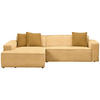 ECKSOFA in Chenille Senfgelb  - Currygelb/Senfgelb, Konventionell, Kunststoff/Textil (188/280cm) - Carryhome