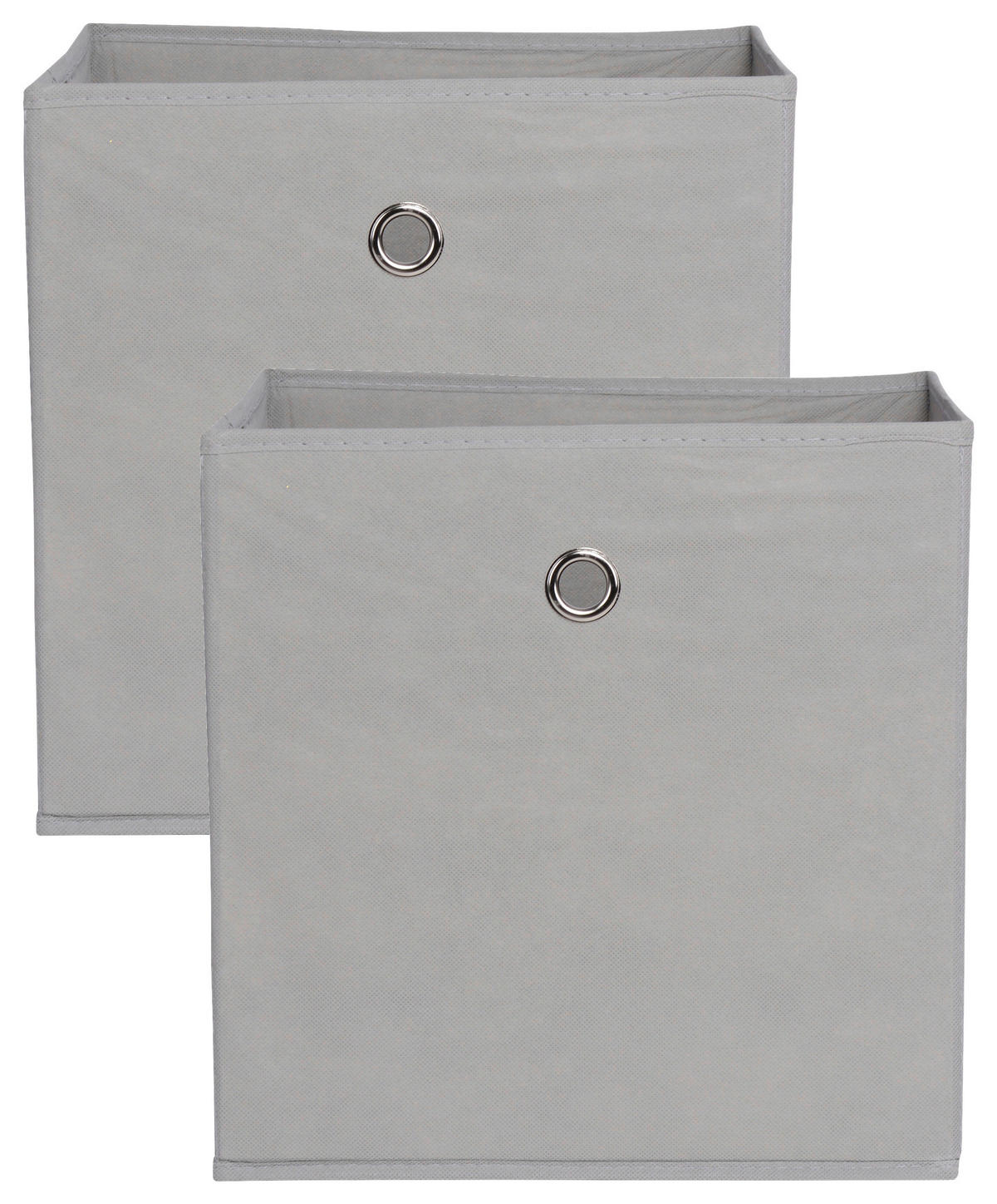 Faltbox 2er Set - Schlammfarben, Design, Textil (32/32/32cm) - Carryhome
