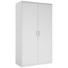 KLEIDERSCHRANK in Weiß - Silberfarben/Weiß, KONVENTIONELL, Holzwerkstoff/Kunststoff (106/194/54cm) - Xora KLEIDERSCHRANK in Weiß - Silberfarben/Weiß, KONVENTIONELL, Holzwerkstoff/Kunststoff (106/194/54cm) - Xora