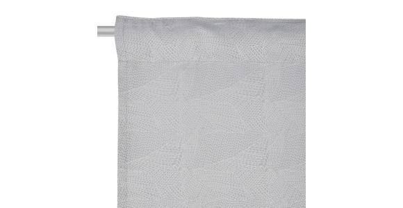 FERTIGVORHANG halbtransparent  - Silberfarben, KONVENTIONELL, Textil (140/245cm) - Esposa