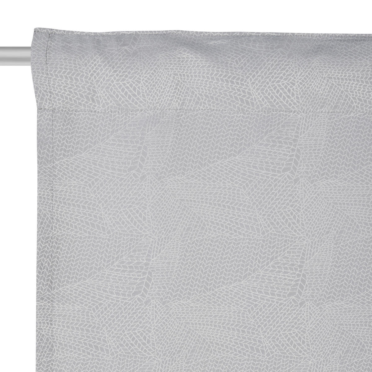 KÉSZFÜGGÖNY részben áttetsző  - ezüst, Konventionell, textil (140/245cm) - Esposa