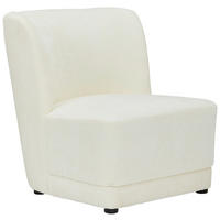 SESSEL in Flachgewebe Creme  - Creme, Design, Holz/Textil (64/71/73cm) - MID.YOU