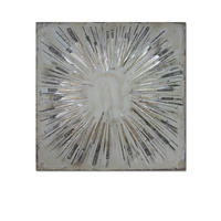 OBRAZ NA PLÁTNE, abstraktné, 100/100/3,5 cm - viacfarebná, Basics, drevo (100/100/3,5cm)