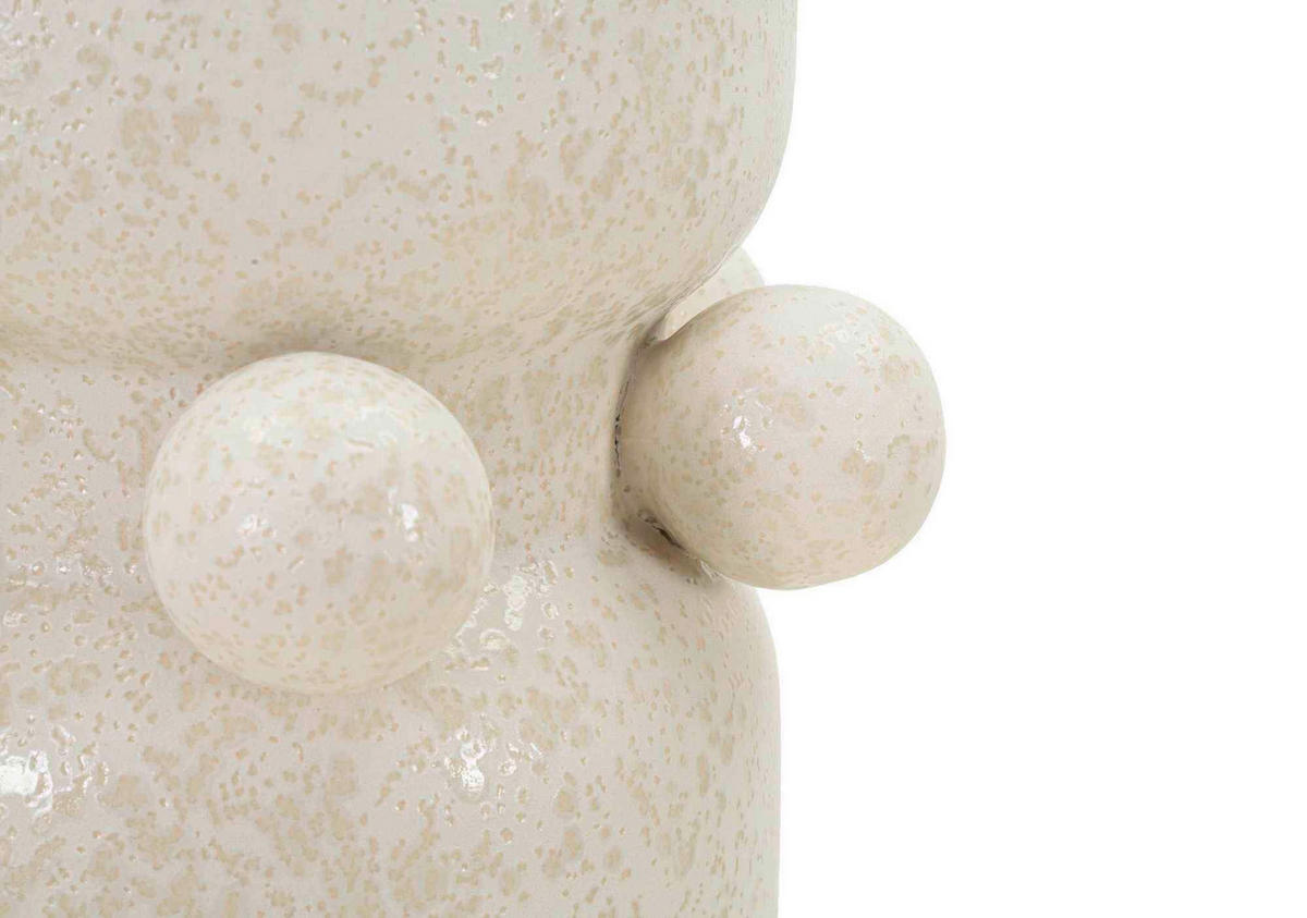 VASE  - Creme, Basics, Keramik (16/28/16cm)