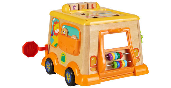 MOTORIKSPIEL - Gelb/Multicolor, Basics, Holz/Holzwerkstoff (25,6/21,1/19,5cm) - My Baby Lou
